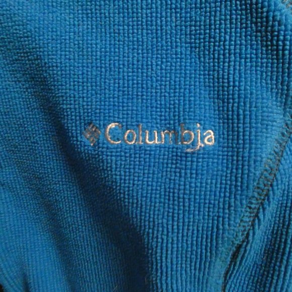 Columbia Half Zip Marine Blue Fleece Pullover Sm - Picture 4 of 6